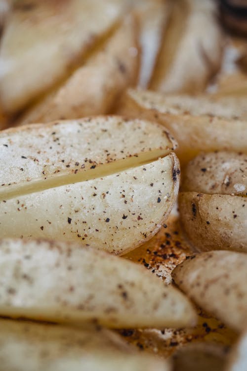 Free Close-Up Shot of Potato Wedges  Stock Photo