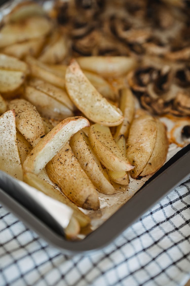 Potatoes On A Tray