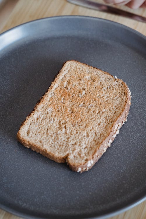 Slice of Bread on a Plate