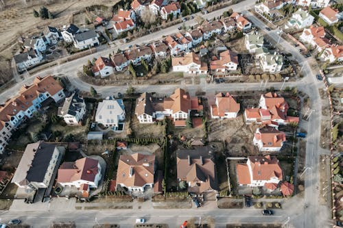 Aerial Shot of Residential Area