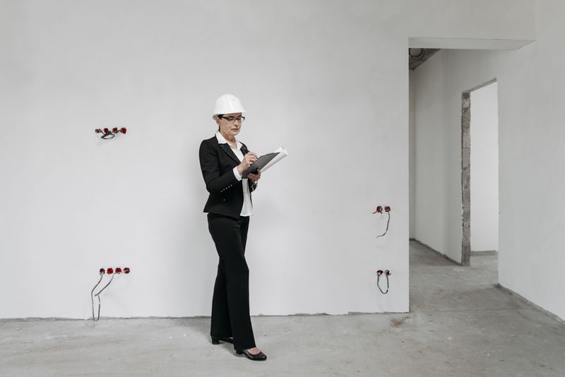 Professional Complete Bathroom Remodeling equipment used in Toms River, Toms River NJ — contractor on site