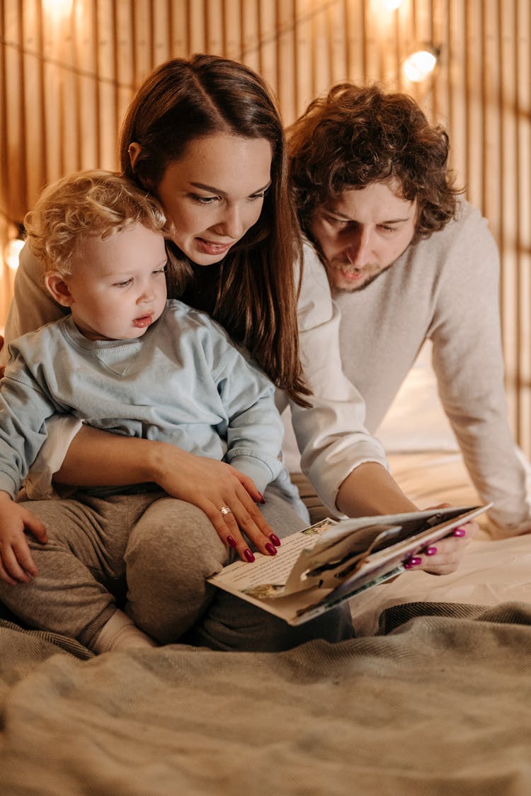 Family Reading A Book