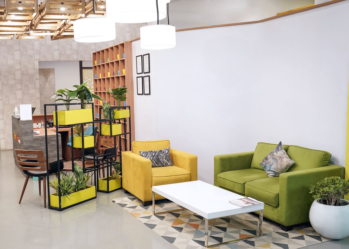 Modern Indian living room interior design project