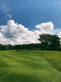 Sunny Queensland championship golf course resort