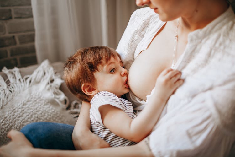 Mother Breastfeeding Her Baby  