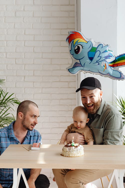 Foto stok gratis anak, cake, gay
