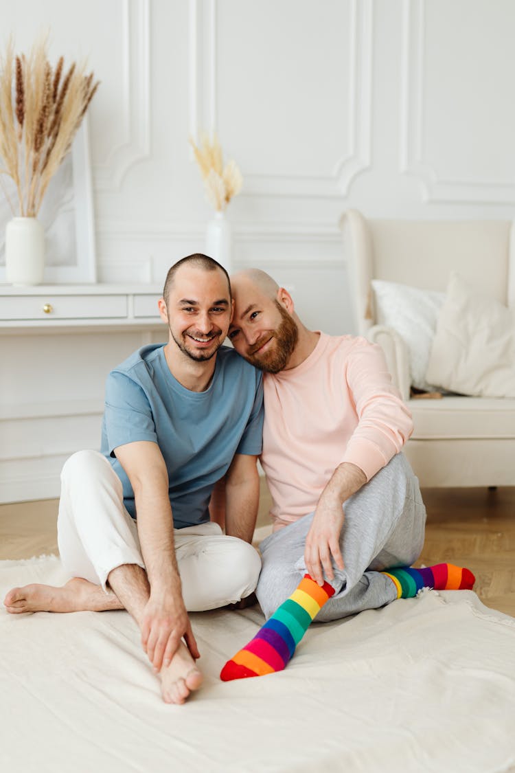 Two Men Posing For A Photoshoot