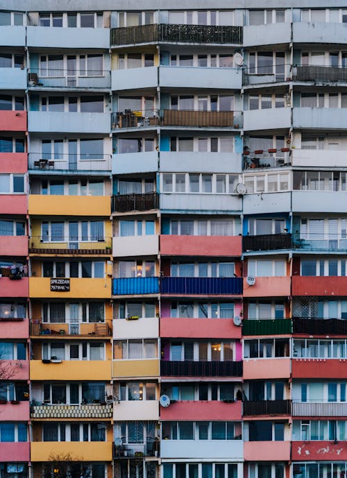 Close-Up Shot of a Colorful Apartment
