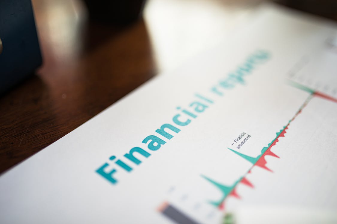 Image of a financial report