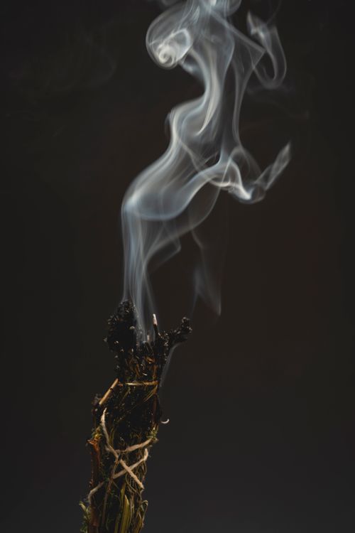 A Close-Up Shot of a Burning Incense · Free Stock Photo