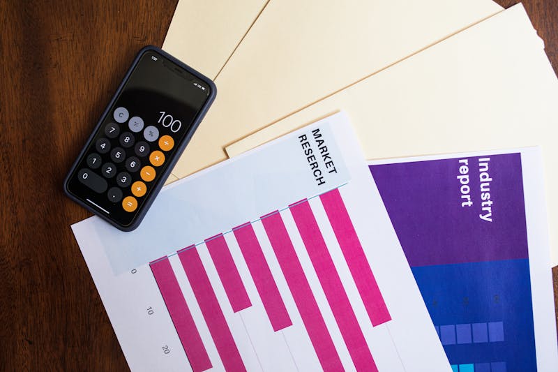 AI assistant analyzing finances