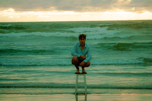 Imagine de stoc gratuită din apă de mare, autoportret, beachlover