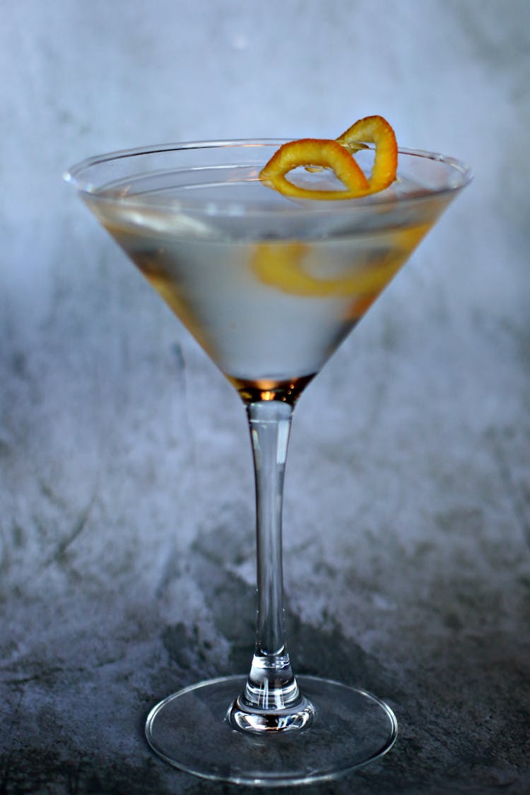 A Glass Of Vodka Martini 