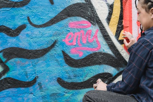 Gratis lagerfoto af Gadekunstner, graffiti kunst, kvinde Lagerfoto