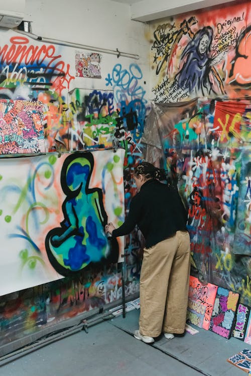 Gratis lagerfoto af Gadekunstner, graffiti, kunst Lagerfoto