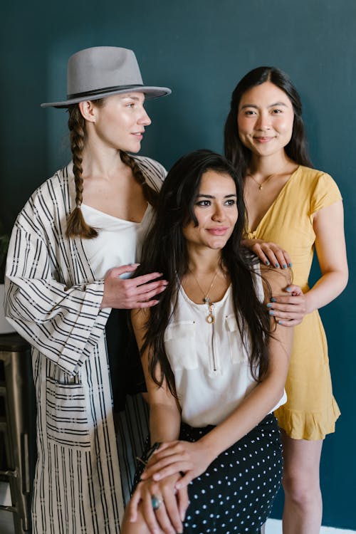 Women Smiling at the Camera