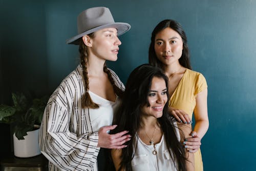 Women Smiling at the Camera