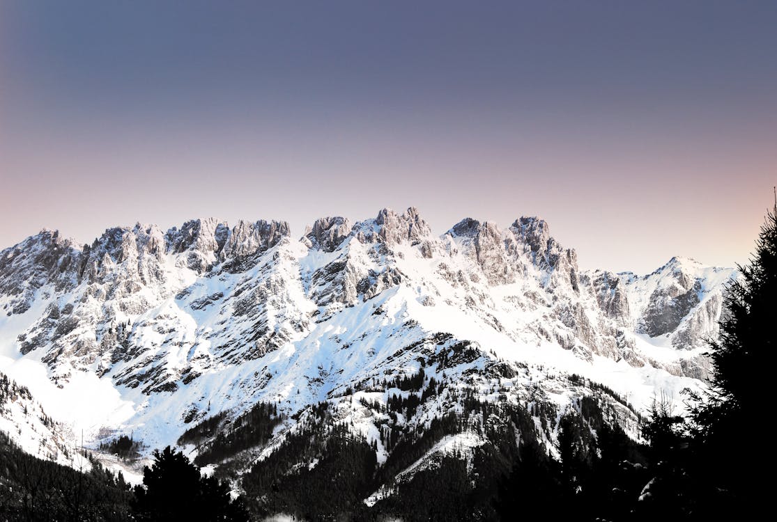 Free Mountain during Winter Stock Photo