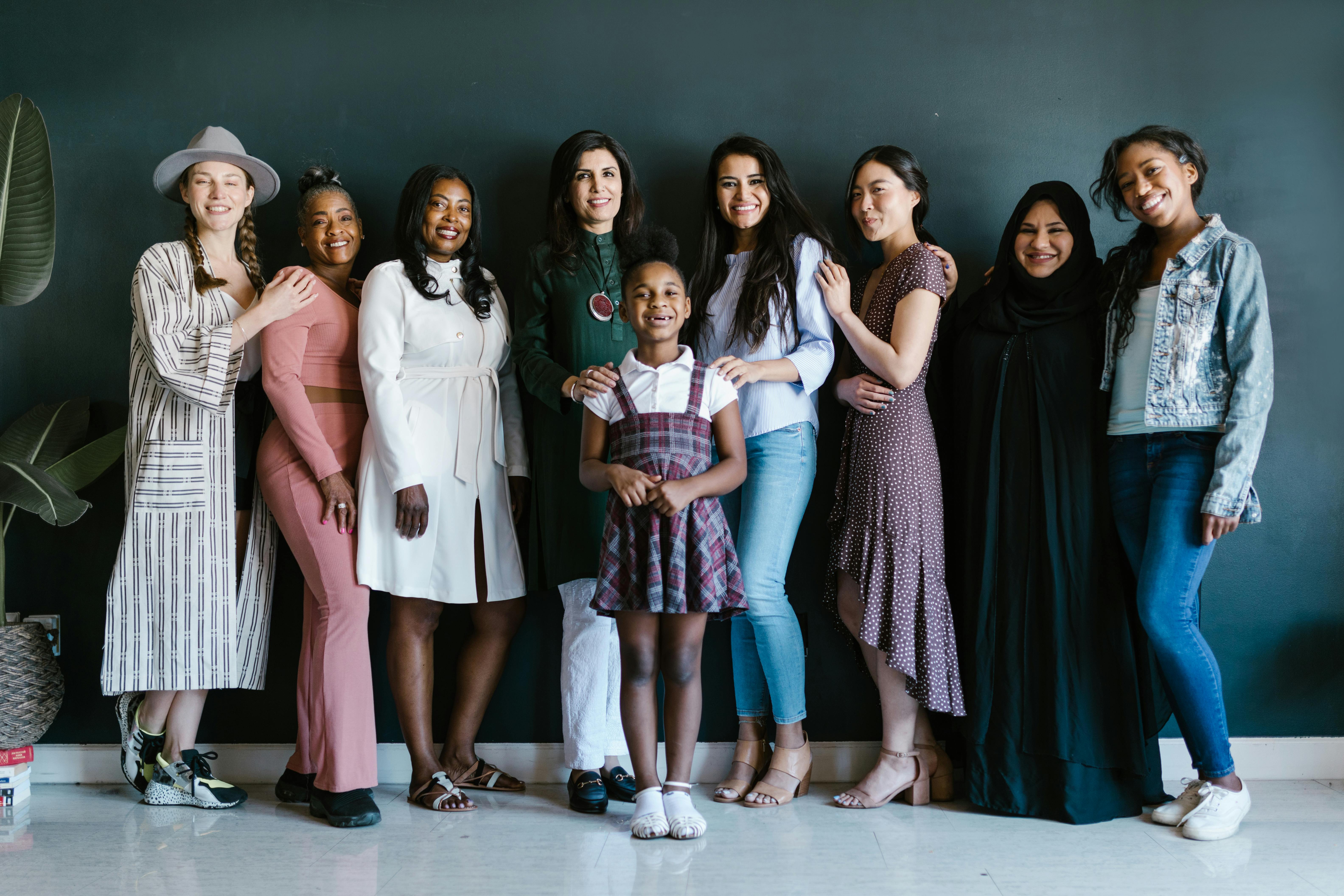 A Group Photo of a Women · Free Stock Photo