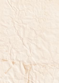High-resolution image of a vintage crumpled paper texture, perfect for backgrounds and designs.. high, resolution, image