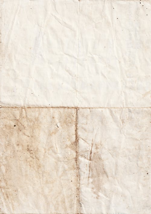 Close up of a White Piece of Paper
