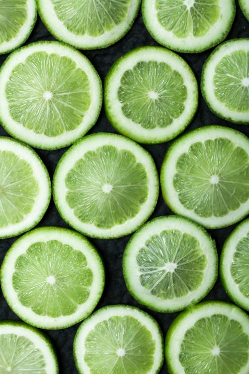 Close Up Photo of Sliced Limes