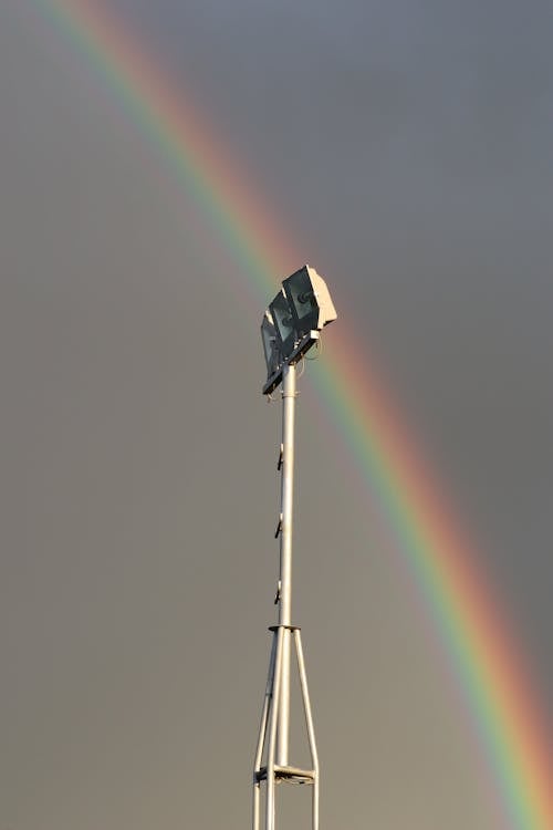Foto profissional grátis de abajur, arco-íris, céu