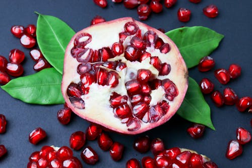 Close Up Photo of a Pomegranate