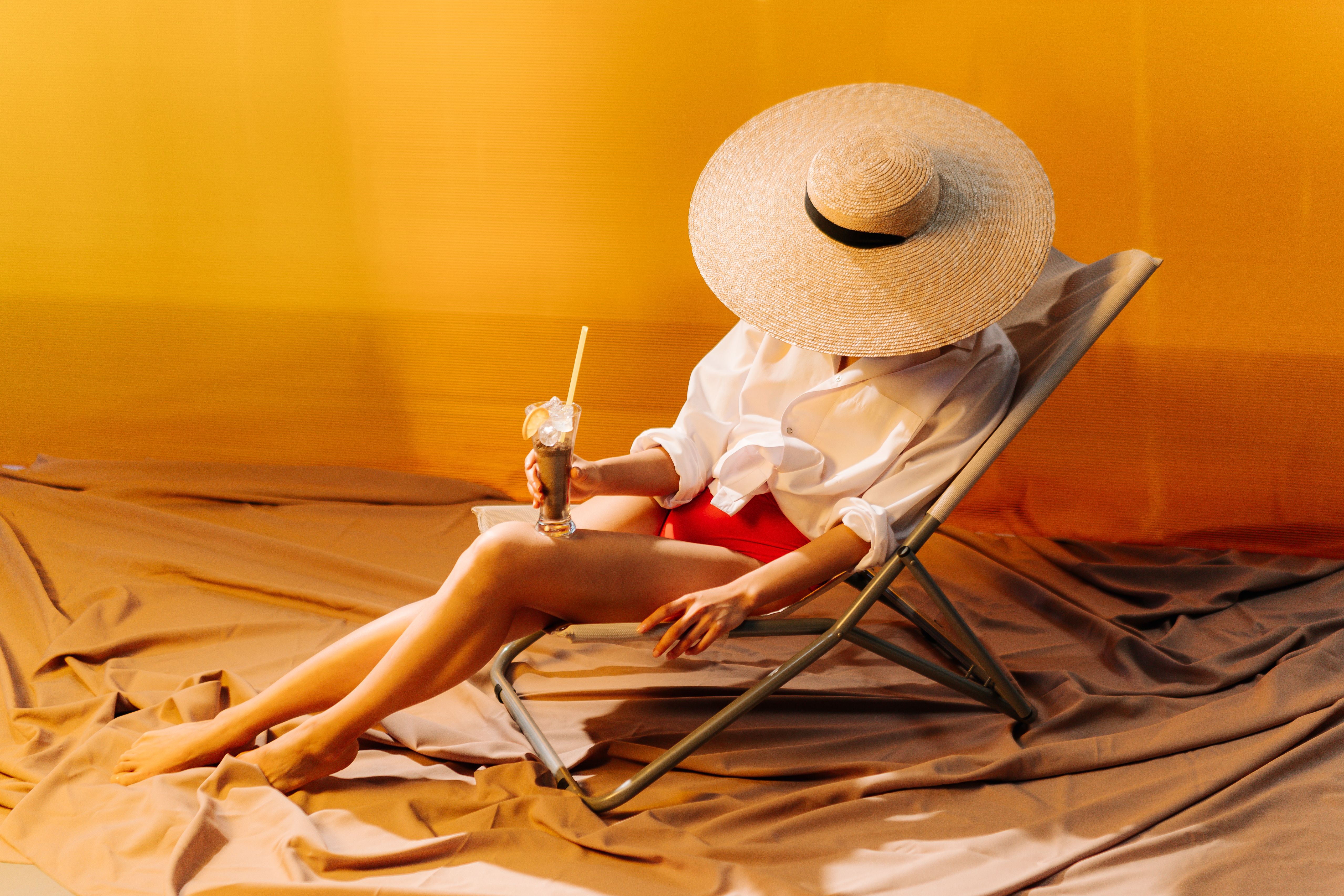 A Woman Wearing Brown hat · Free Stock Photo