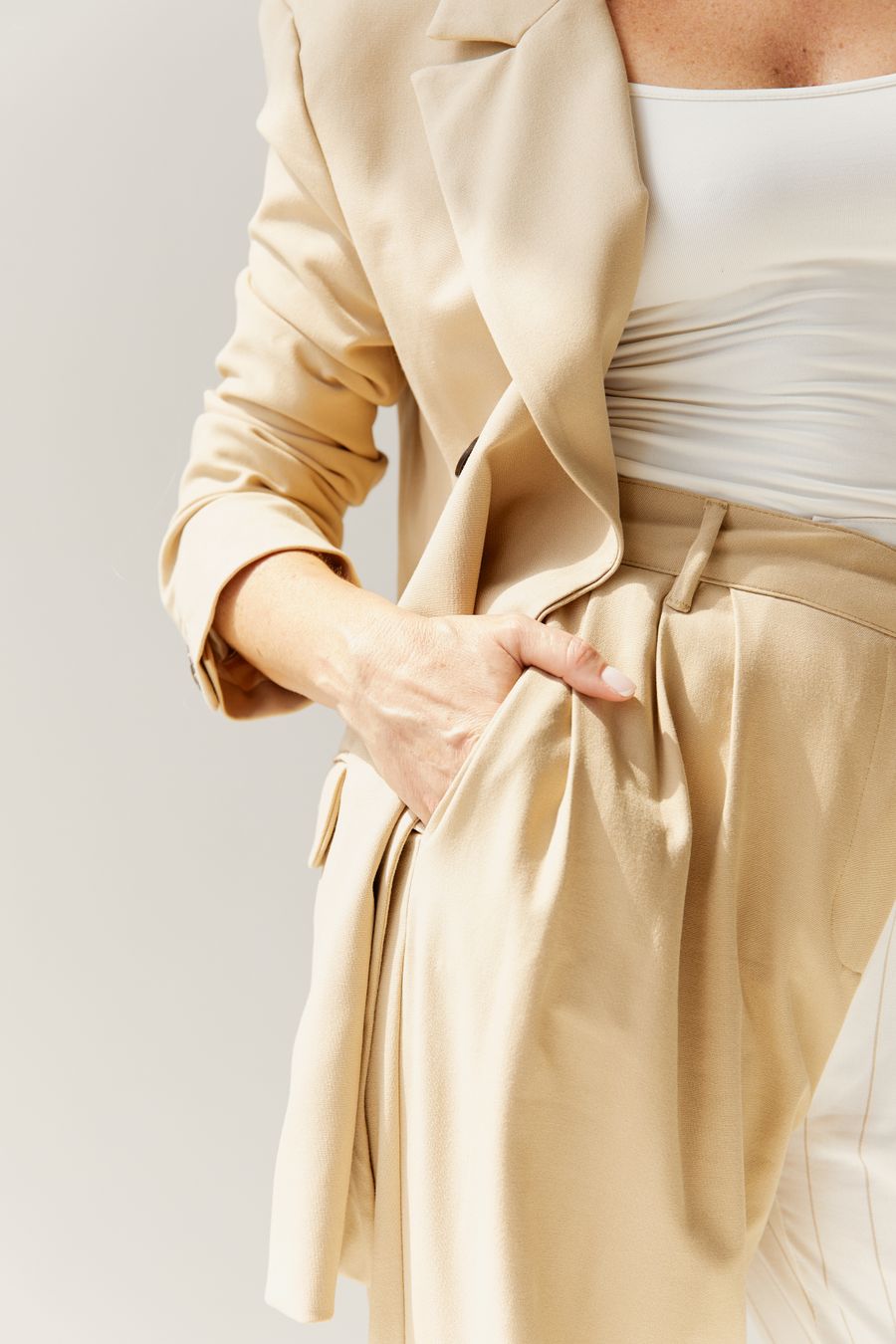 Beige Suit Separates