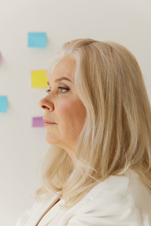 Woman With Blonde Hair 