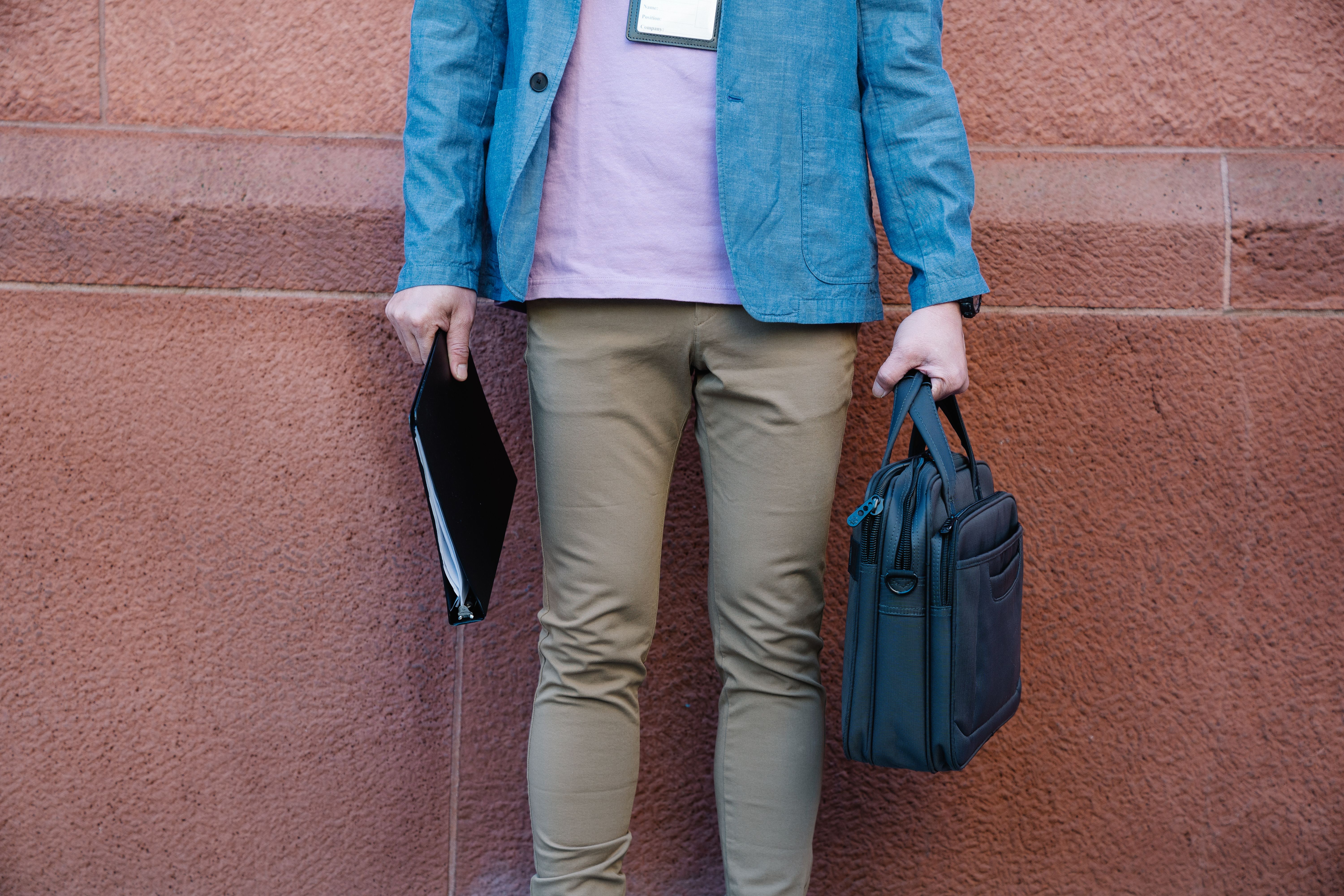 herschel harrison briefcase tan leather