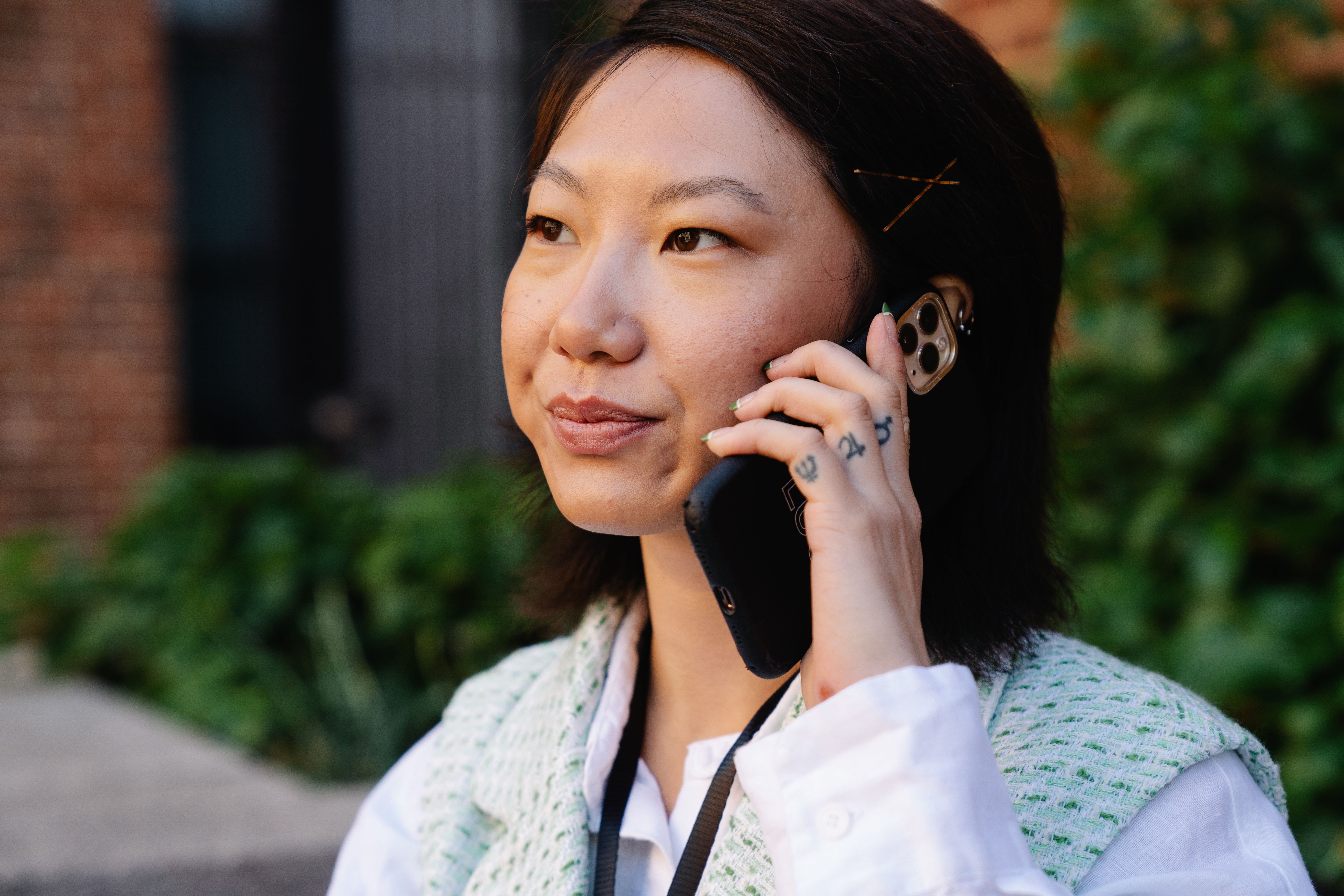 Close-up Photo of Woman receiving a Phone Call · Free Stock Photo