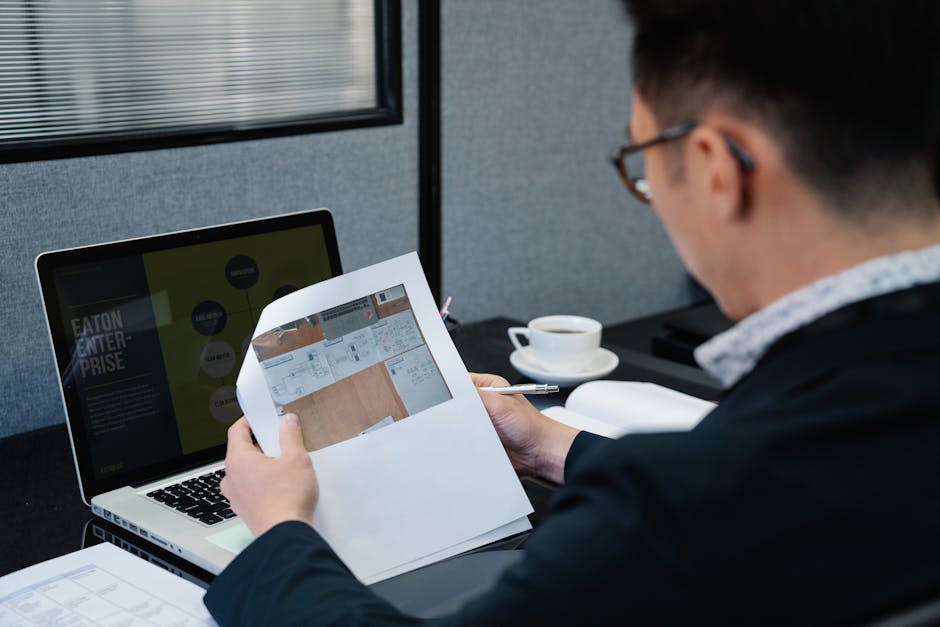 business person reviewing collection strategies - pre legal collections process business person reviewing collection strategies - pre legal collections process