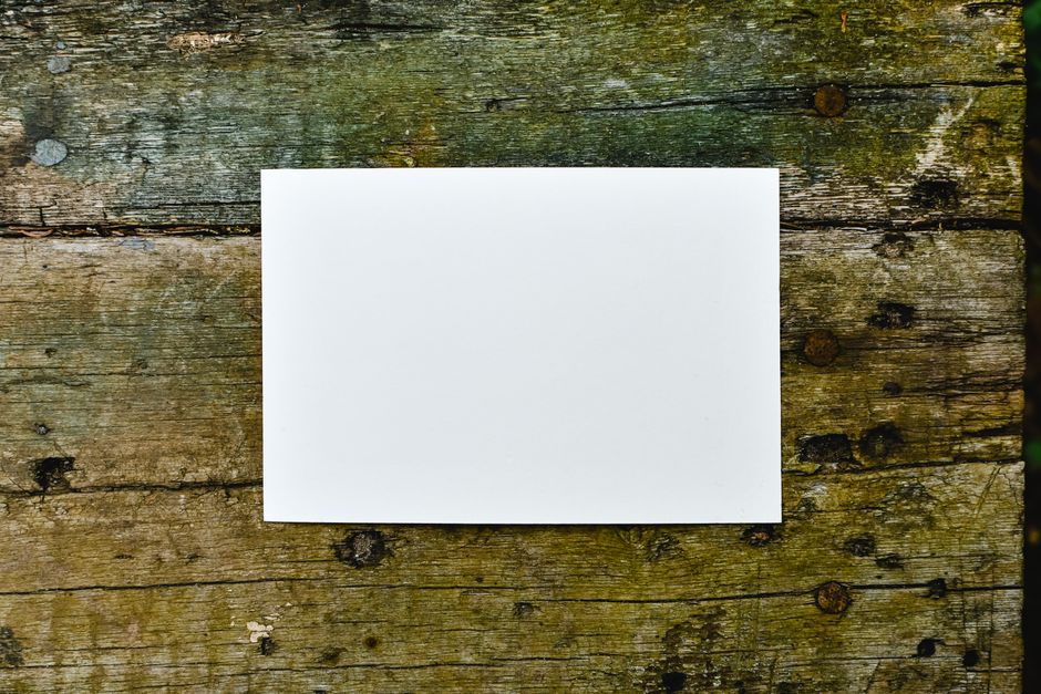 vintage index card archive