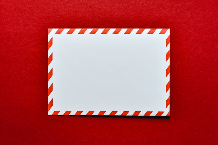 Close-Up Shot Of A Blank Envelope 