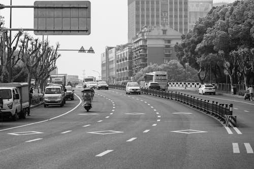 Imagine de stoc gratuită din autostradă, autoturisme, drum