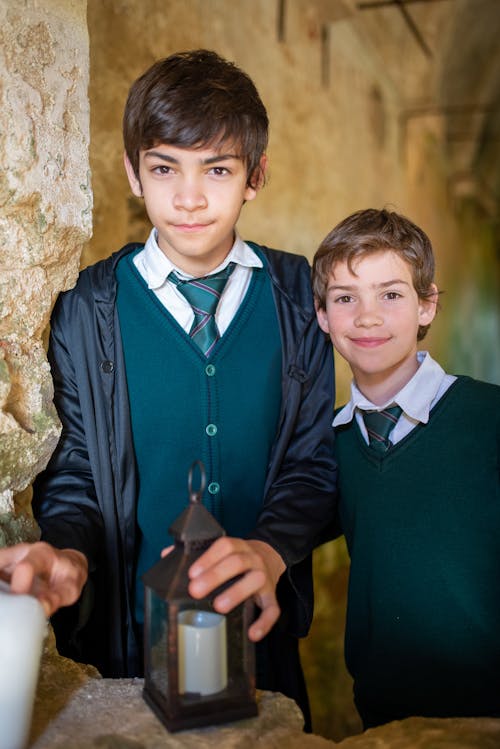 Photo of Boys in Harry Potter Costumes