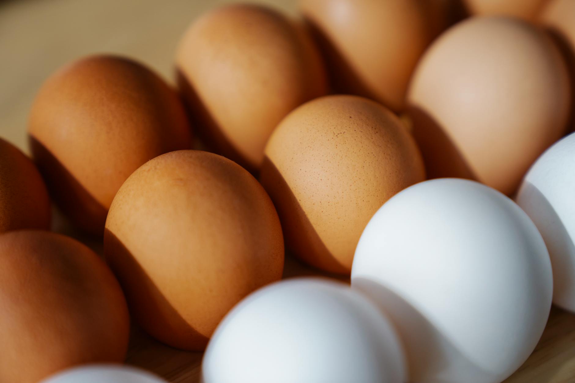 https://www.pexels.com/photo/white-and-brown-eggs-in-close-up-photography-7965917/