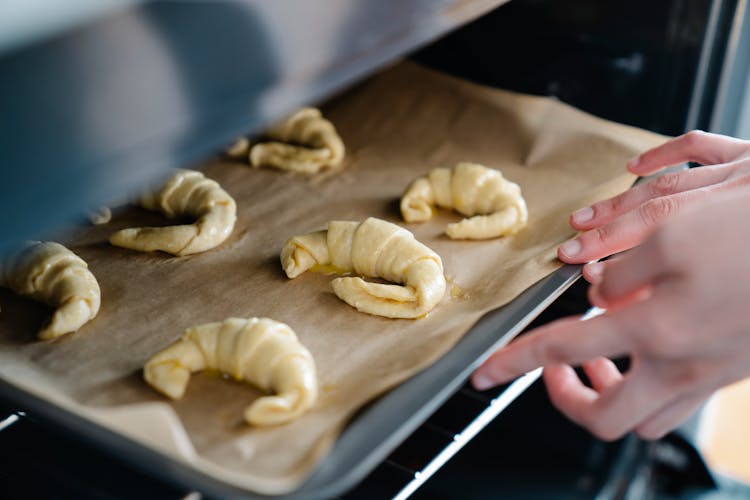 Croissants In Oven