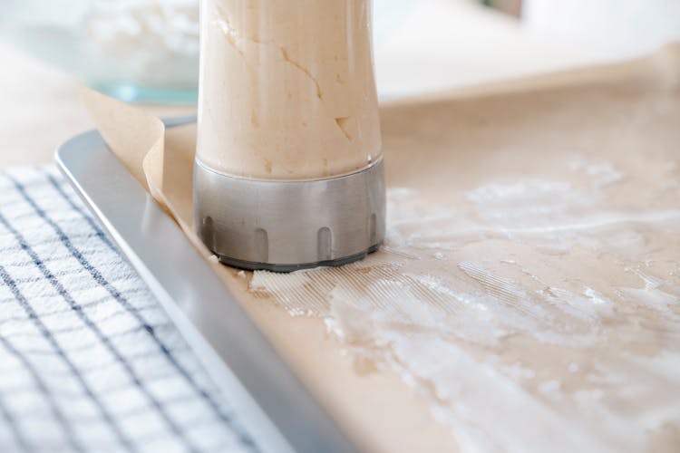 A Dough Made Using A Mixer