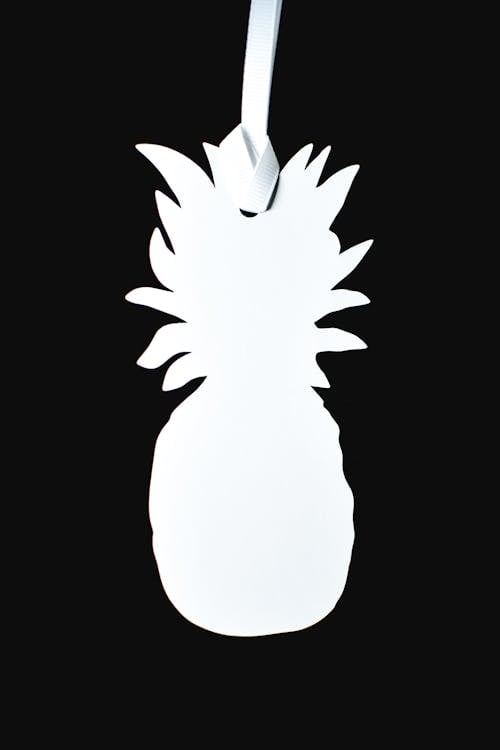 A Paper Cutout of a Pineapple