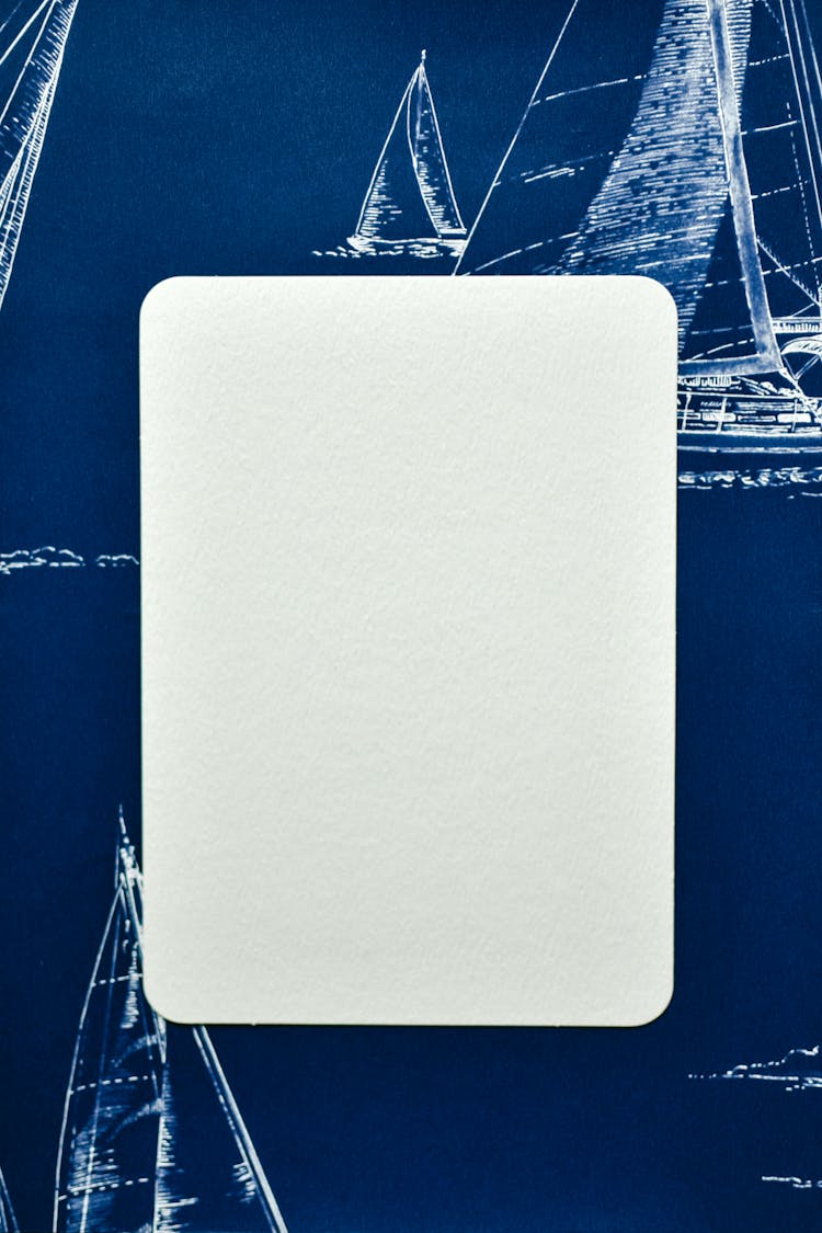 Photograph Of A Blank Sheet Of Paper
