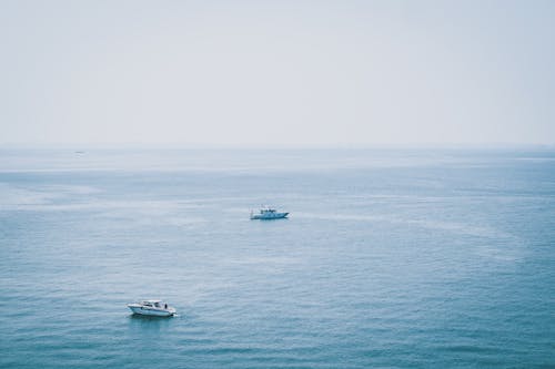 Motorboats on the Sea