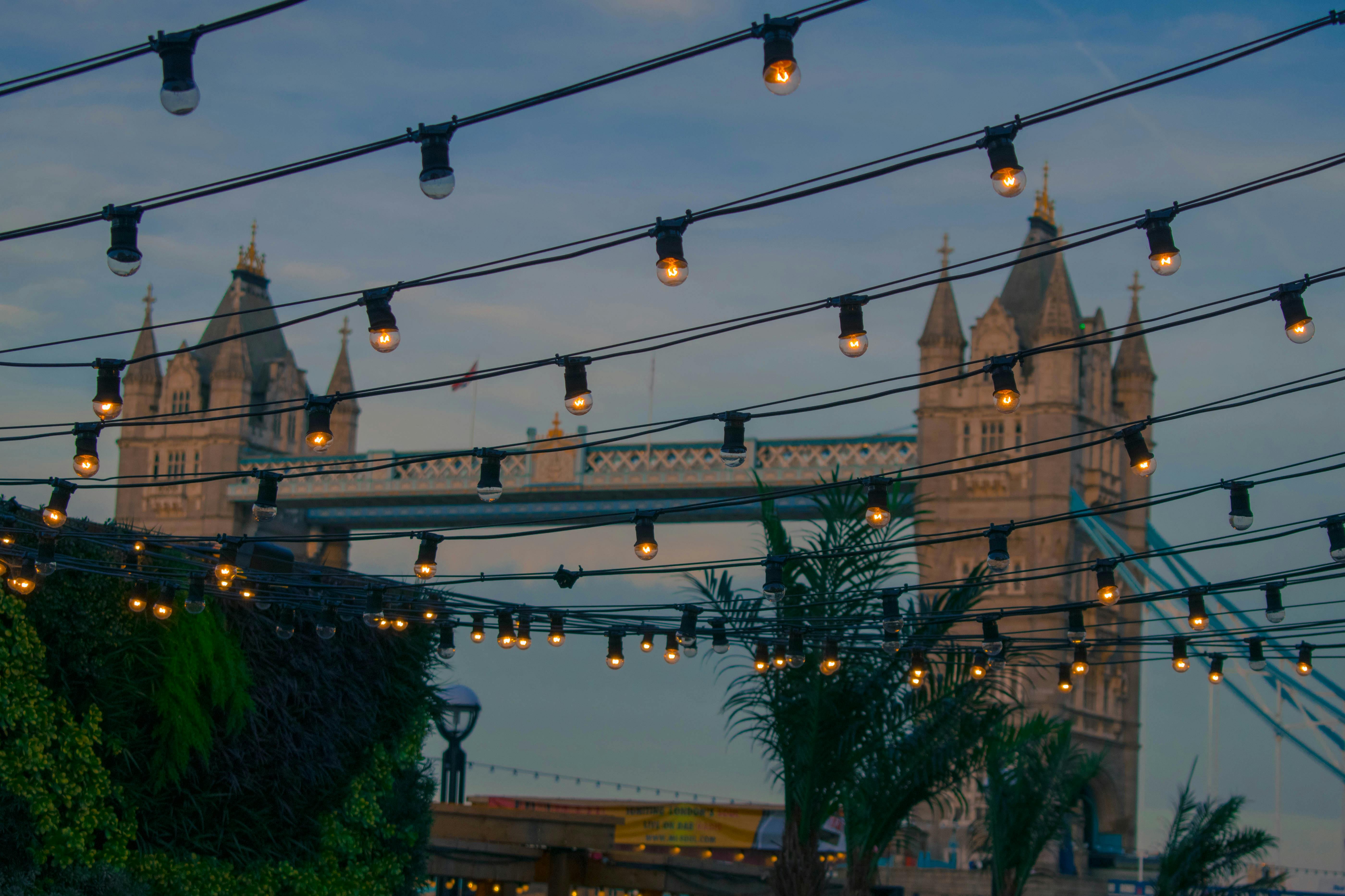Free stock photo of bridge, lamps, london