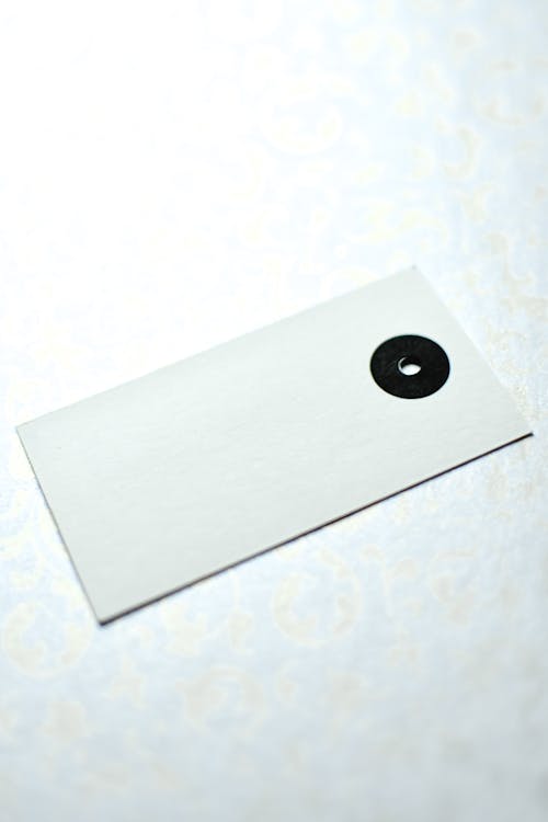 Photograph of a Blank Tag