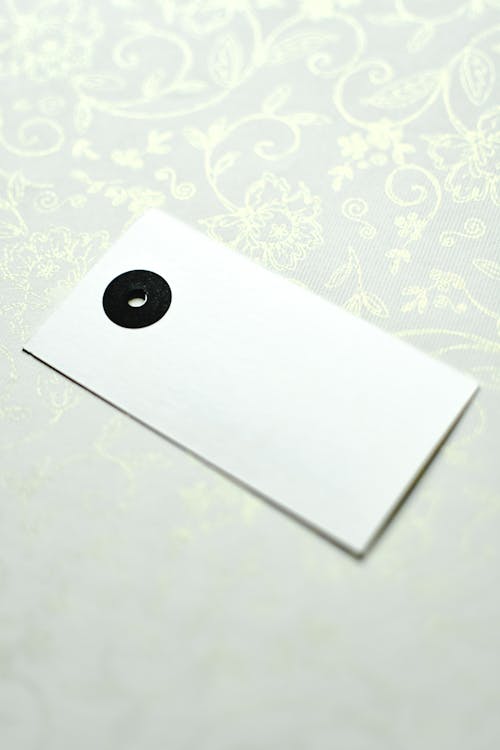 Photograph of a White Tag