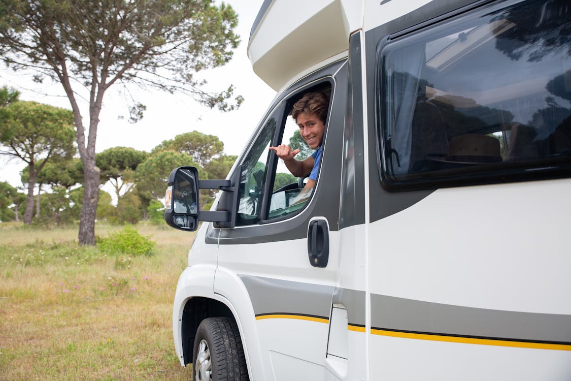 Young Driver in RV · Free Stock Photo