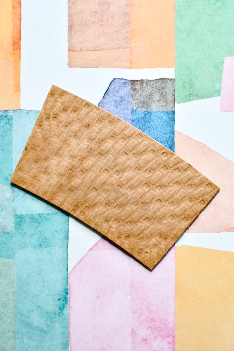 Kraft Paper In An Abstract Background 