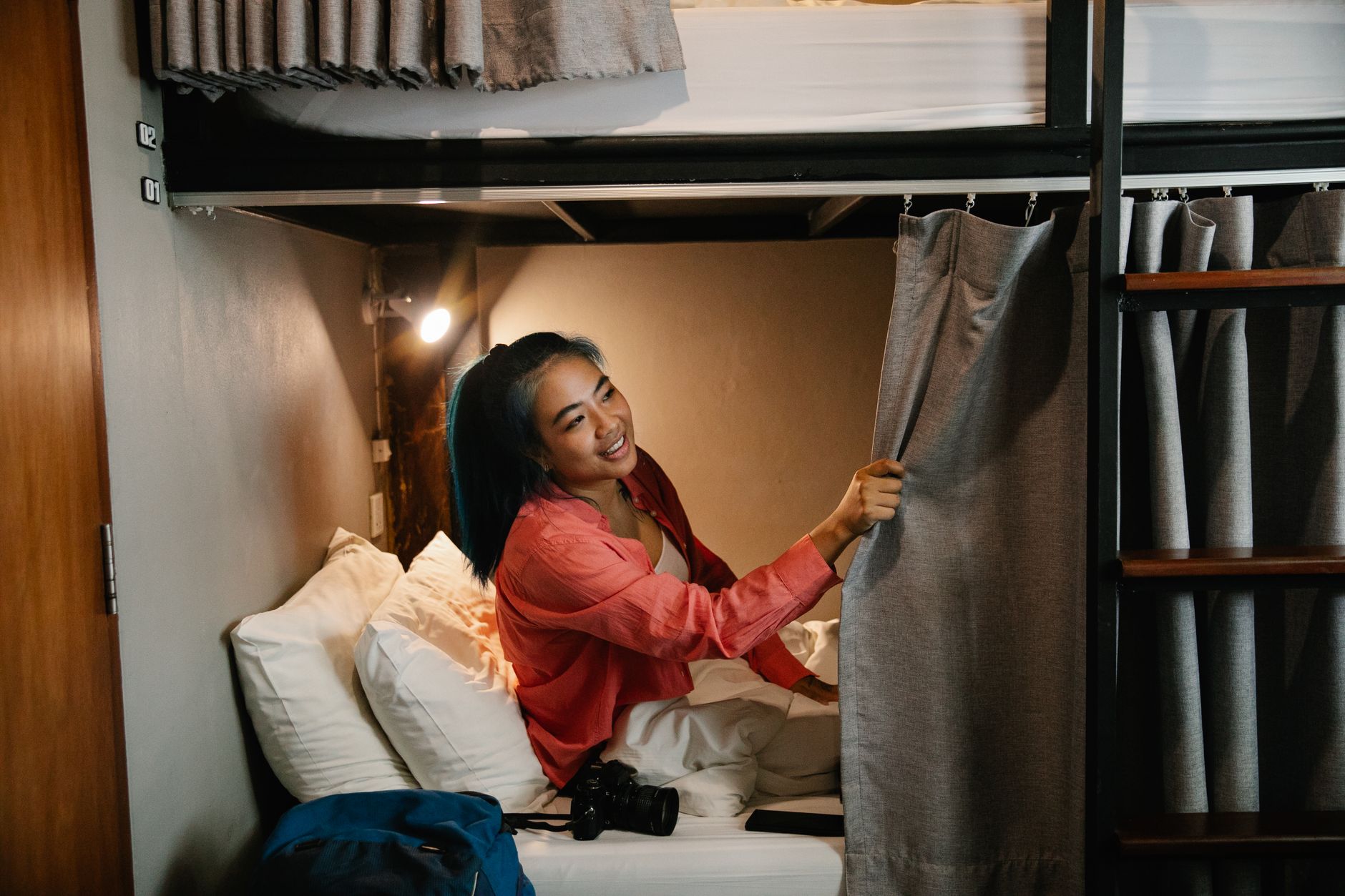 Six-bed dorms run €30–€50 per night in 2026.